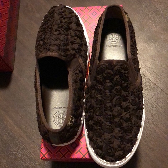 tory burch floral sneakers